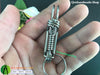 Stainless steel handmade keychains - Central grain loxo