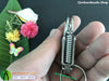 Stainless steel handmade keychains - Central grain loxo