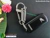 Stainless steel handmade keychains - Central grain loxo